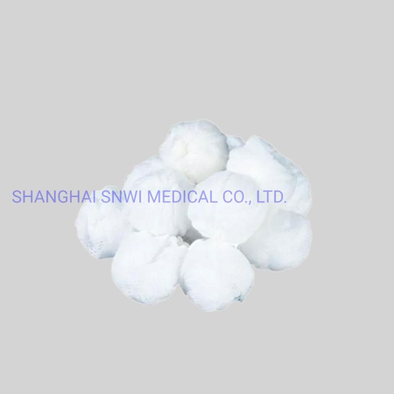 Medical Disposable Supplies Surgical Sterile Gauze Ball with CE&ISO Certificate