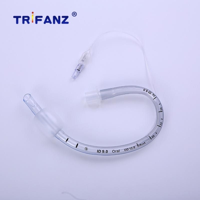 Disposable PVC Tracheostomy Tube Cuffed