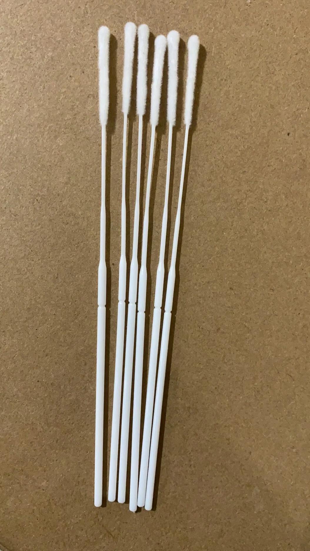 Disposable Nasal or Oral Nylon Flocked Swab for Virus Collection with CE/ISO Certificate