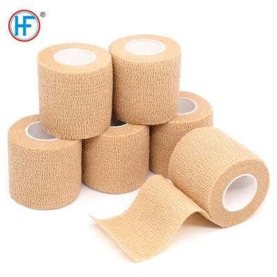 Mdr CE Approved Wide Range of Colors Hemostasis Self-Adhesive Bandage for Humans or Animals