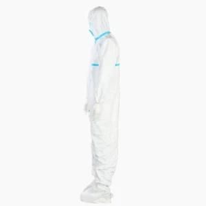 White Sterilized Protective Clothing Suit Coverall