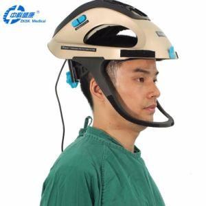 Medical Helmet with Cooling System and Rechargeable Battery for Orthopedic Surgery