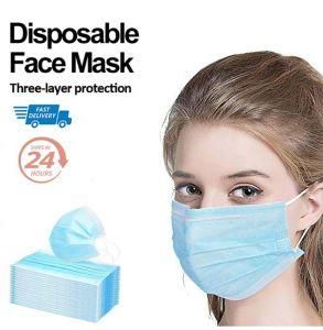 Face Mask Disposable Non-Woven Fabric 3lyrs Protective Face Mask Anti-Virus Medical Mask