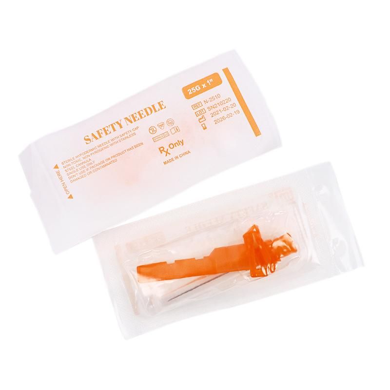 New Product 25g 1′′ Safety Mini Needle Injection Syringes
