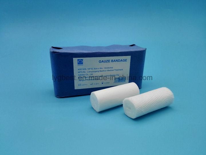 Raw Cotton Disposable Medical Gauze Bandage Rolling