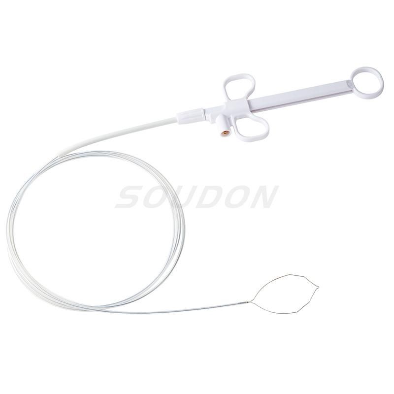 Endoscopic Device Single Use Polypectomy Snares Disposable Polyp Snare Diamond Shape China Manufactorer with CE