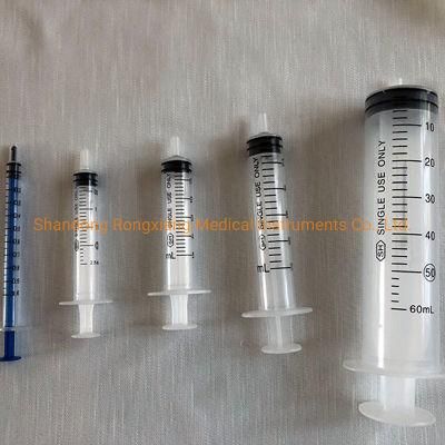 Medical Syringe for Single Use with or Without Needle