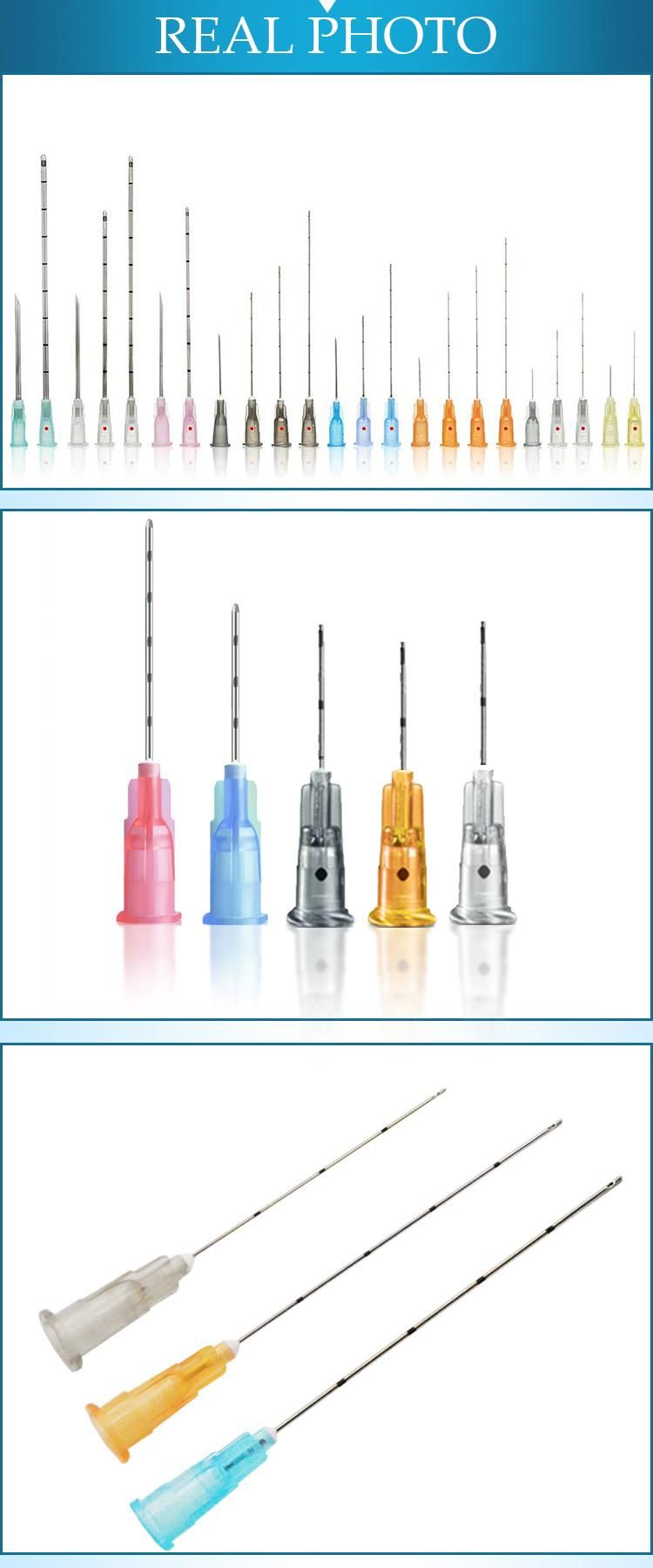 Buy 18g 25g 38mm 50mm Tip Syringe Micro Tip Blunt Cannula for Hyaluronic Acid Filler Inject