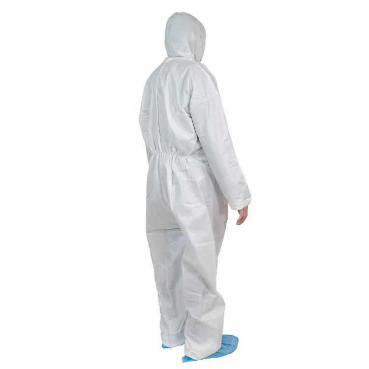 Nonwoven Disposable Protection Suits, Spp SMS Mf Coverall Suit for Industry