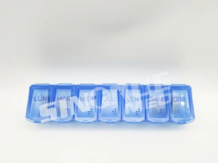 Home Use 7 Case PVC Pill Box