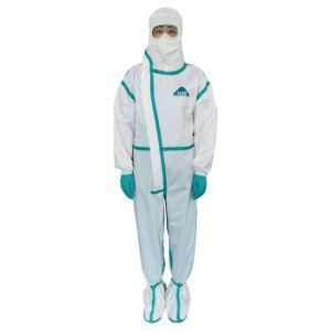 PP+PE Disposable Medical Use Protective Coverall and Directly Factory Made Protective Suit