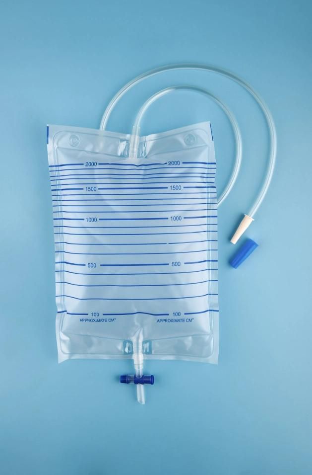 CE Approved Medical Urine Drainage Bag with Valve Both Economic Luxury Style Available with Manufacturer Price