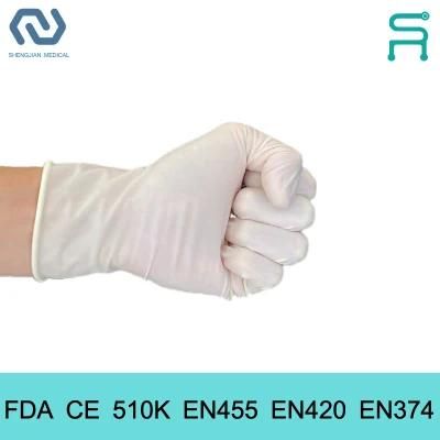 Disposable Powder Free Latex Gloves with CE FDA 510K En455