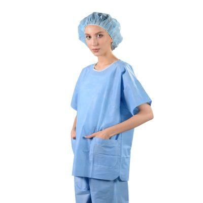Hospital Uniform Nonwoven Disposable Hospital Medical Children&prime; S Patient Gown