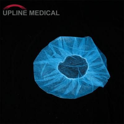Medical Disposable Non-Woven Bouffant Round Cap Ce&ISO Approval