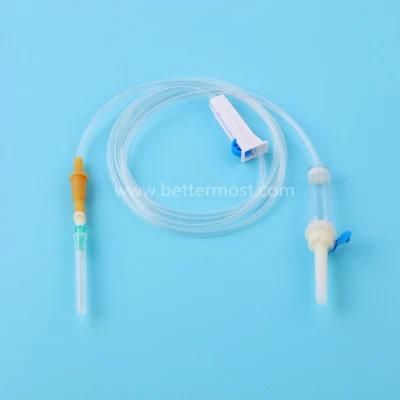 Disposable Medical High Quality PVC Infusion Set with Needle ISO13485 CE