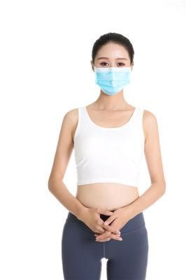 Disposable Medical Mask Earloop Blue Waterproof Face Mask 17.5cm X 9.5cm