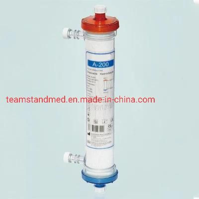 Low High Flux Dialyser 1.4-2.0m2 Hemodialysis Blood Dialyzers