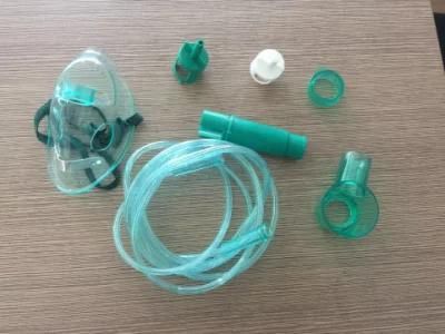 Adjustable Non-Toxic PVC Venturi Oxygen Face Mask with 2 Diluters