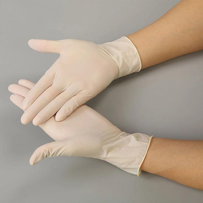 Disposable Latex Examination Medical Work Gloves