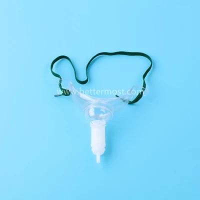 BM&reg; Disposable High Quality Medical Sterilized PVC Oxygen Tracheostomy Mask for Hospital