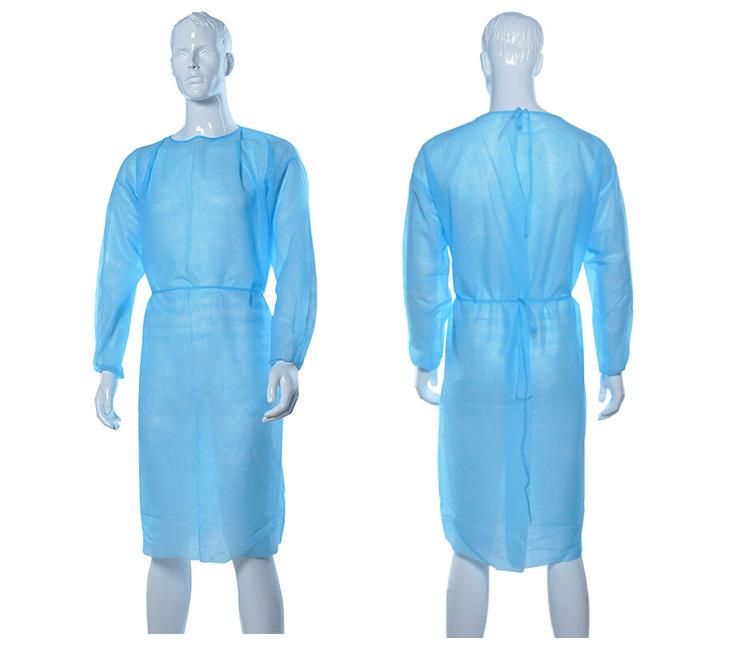 Medical Surgical Medical Non Woven Isolation Gown Disposable Clothing PP+PE AAMI Level 1 2 3 Doctor Nurse Visitor Medical Gown