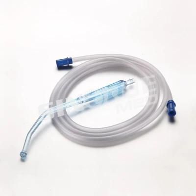 Size 3/16 1/4 9/32 Length 180cm 360cm Disposable Medical Suction Yankauer Handle with Connecting Tube