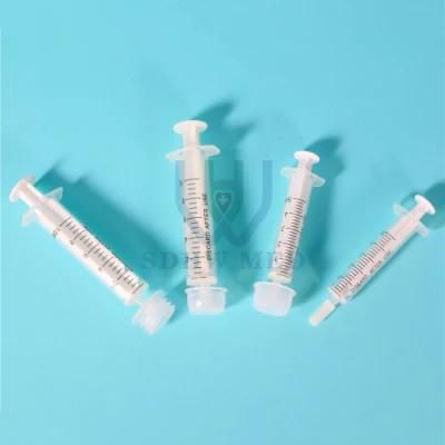 Medical Medicine Disposable Oral Syringe with Adapter