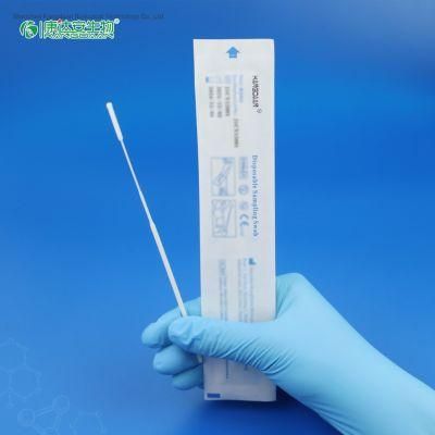 Nasopharyngeal Swab Disposable Sampling Nylon Flocked Nose Swab Nasal Swabs