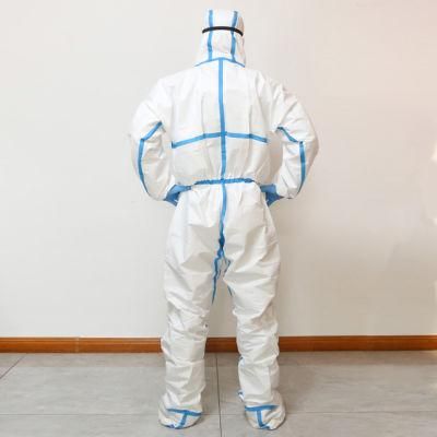 Medical Surgical Disposable No Sterile Isolation PP Protective Clothing Gown