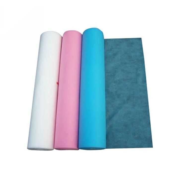 Disposable Non-Woven Sheet Salon Beauty Facial Bed Cover Roll for Waxing, Body Care