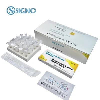 CE FDA High Accuracy Colloidal Gold Self Swab Test Diagnostic Kit Antigen Rapid Test