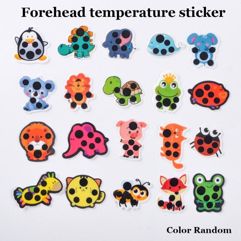 Wholesale Cartoon Pattern Baby Forehead Sticker Thermometer