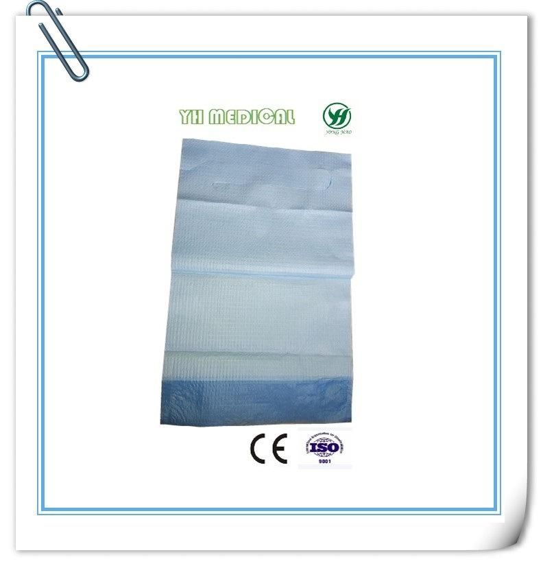 Disposable Medical Absorption Paper Bib with Neck Tie
