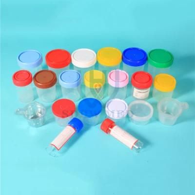 Bulk 40ml Sample Stool Container with Spoon
