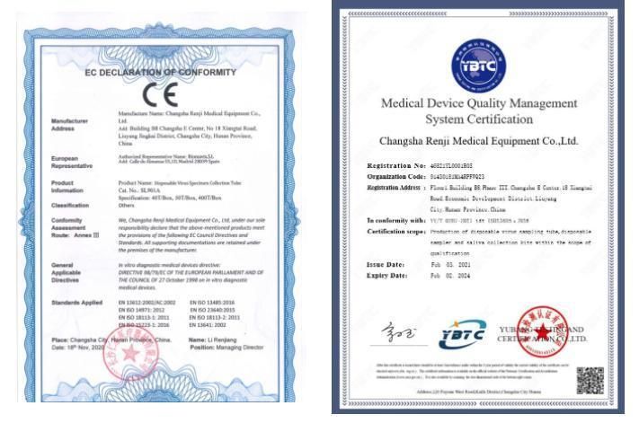 CE Approved Sample Release Kit