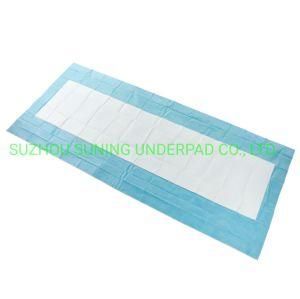 Suning Surgical Product Bed Sheet Super Absorbency Dry Surface Underpad 100X230 Cm