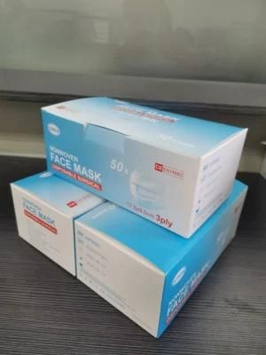 Wholesale Disposable 3 Plys Non Woven Medical Face Mask