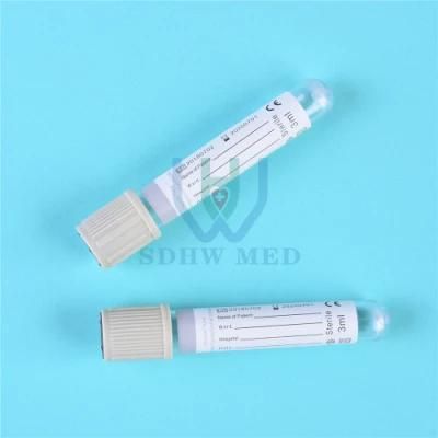 Disposable Vacuum Blood Tube Glass and Pet Vacuum Blood Tube