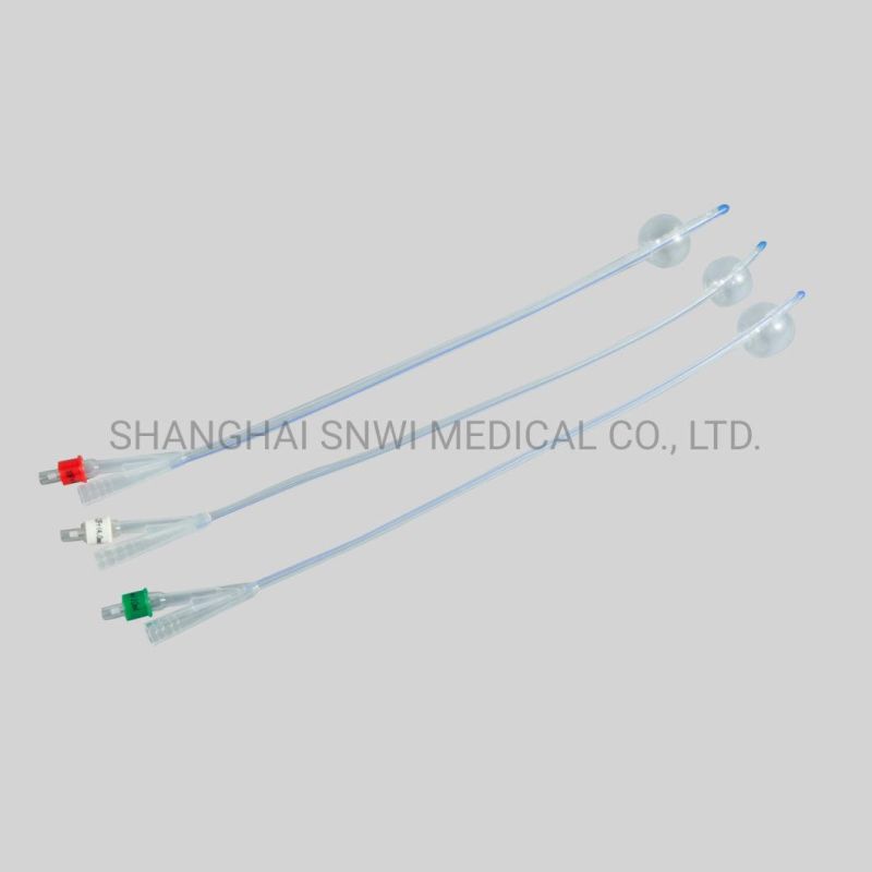 Disposable Single Use All Silicone Foley Catheter Sizes Fr6 to Fr28 Pediatric