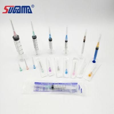 Various Colors of Medical Sterile Disposable Syringes