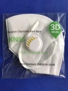 KN95 Mask with Valve Disposable Dust Face Mask with Filter Face Mask KN95 Face Masks Kn95mask with Breathing Valve