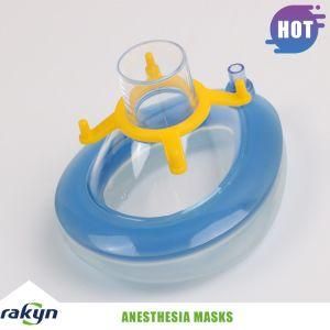Medical Instrument of Disposable Anesthesia Air Cushion Face Masks with Check Valve for Adults