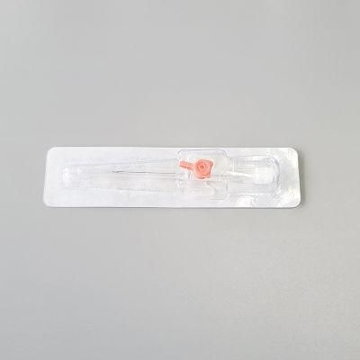 Medical Intravenous Catheter IV Cannula with Injection Port and Wings