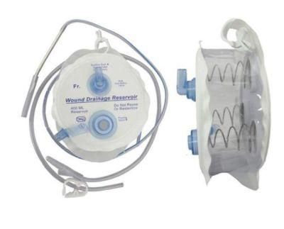 Disposable Negative Pressure Closed Wound Drainage Reservoir System Spring Type 600ml