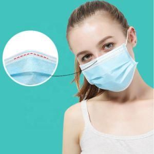 Manufacturer 3-Ply Earloop Face Mask Disposable Facemask / Medical Surgical Face Mask Type Iir 98% 99% Bfe