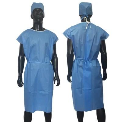 Disposable Hospital Uniform SBPP Patient Gown Patient Robe Disposable Gowns Medical Surgical Wholesale