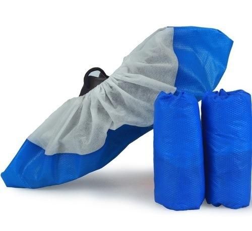 Factory Direct Sale Disposable Plastic PE CPE Shoe Cover with Different Sizes White Blue Color Available
