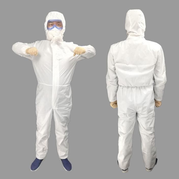 Disposable Protective Clothing Safety Isolation Full Body Coverall Personal Protective Suit