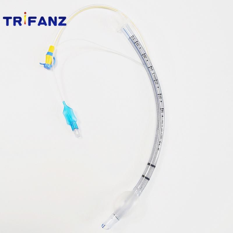 Medical Grade PVC Material Endotracheal Tube with Suction Lumen